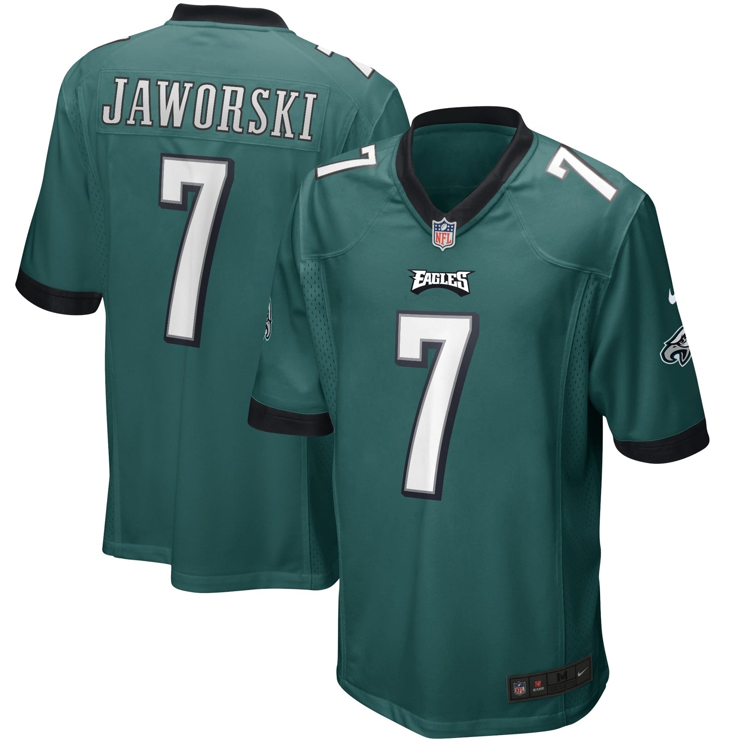 Ron Jaworski Philadelphia Eagles Nike Game Retired Jersey - Midnight Green