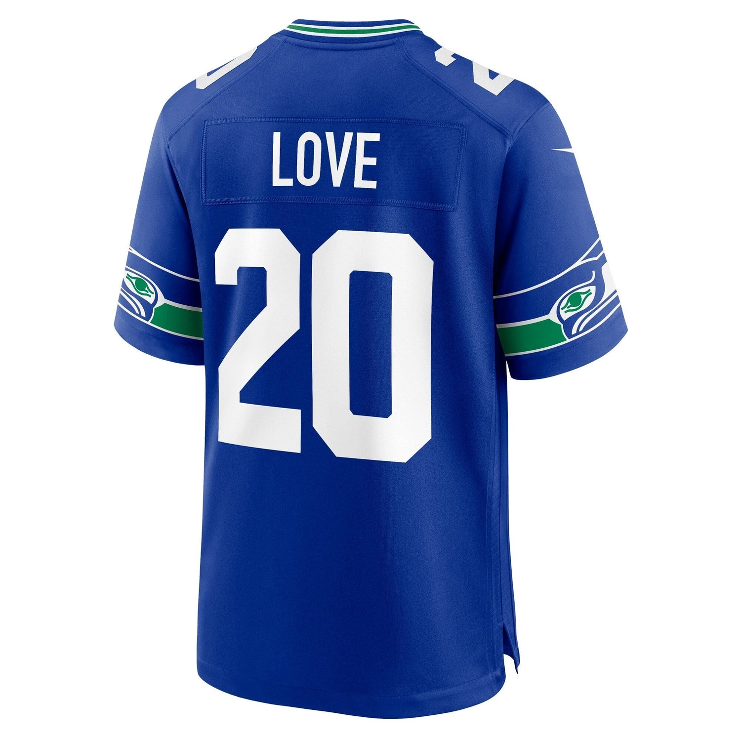 Julian Love Seattle Seahawks Nike Throwback Game Jersey - Royal