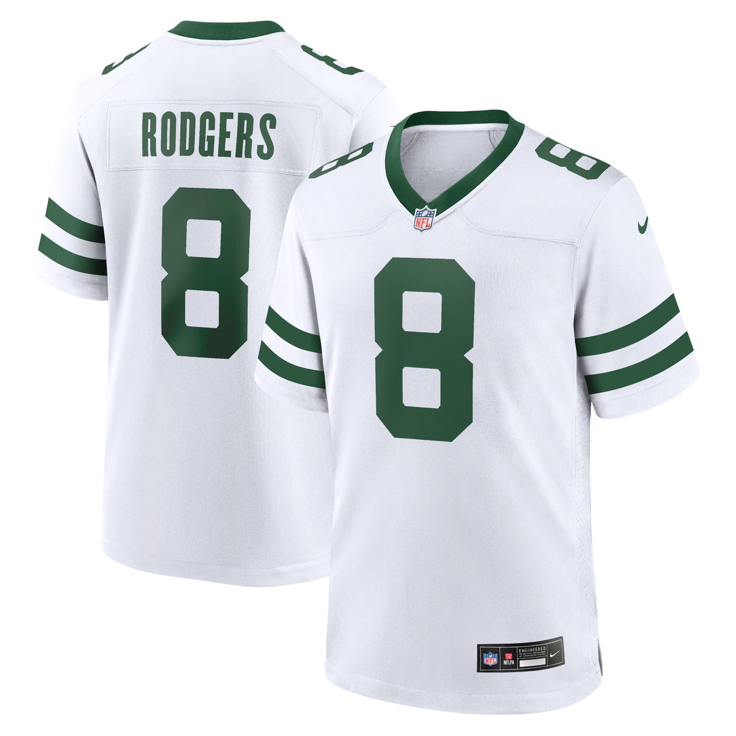 Aaron Rodgers New York Jets Nike Game Jersey - Legacy White