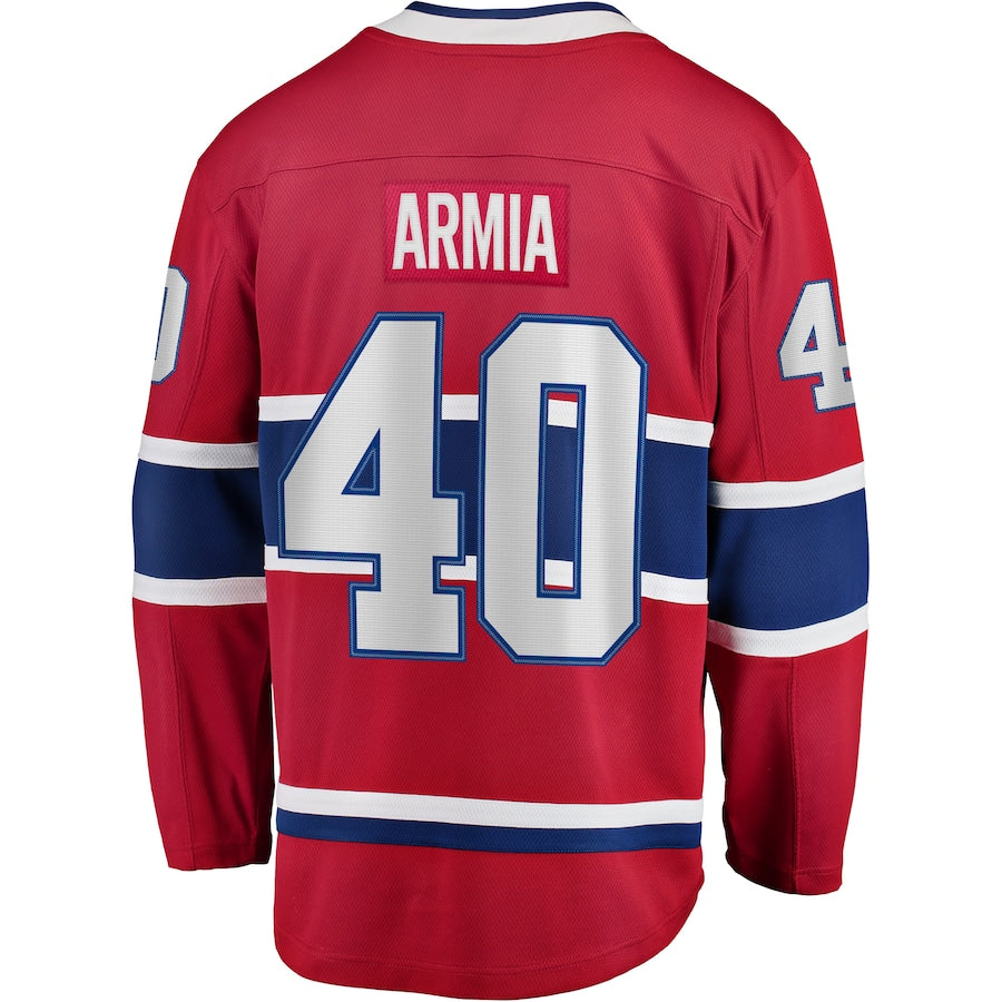 Joel Armia Montreal Canadiens Home Breakaway Jersey - Red