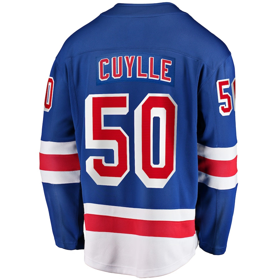 Will Cuylle New York Rangers Home Premier Breakaway Jersey - Blue