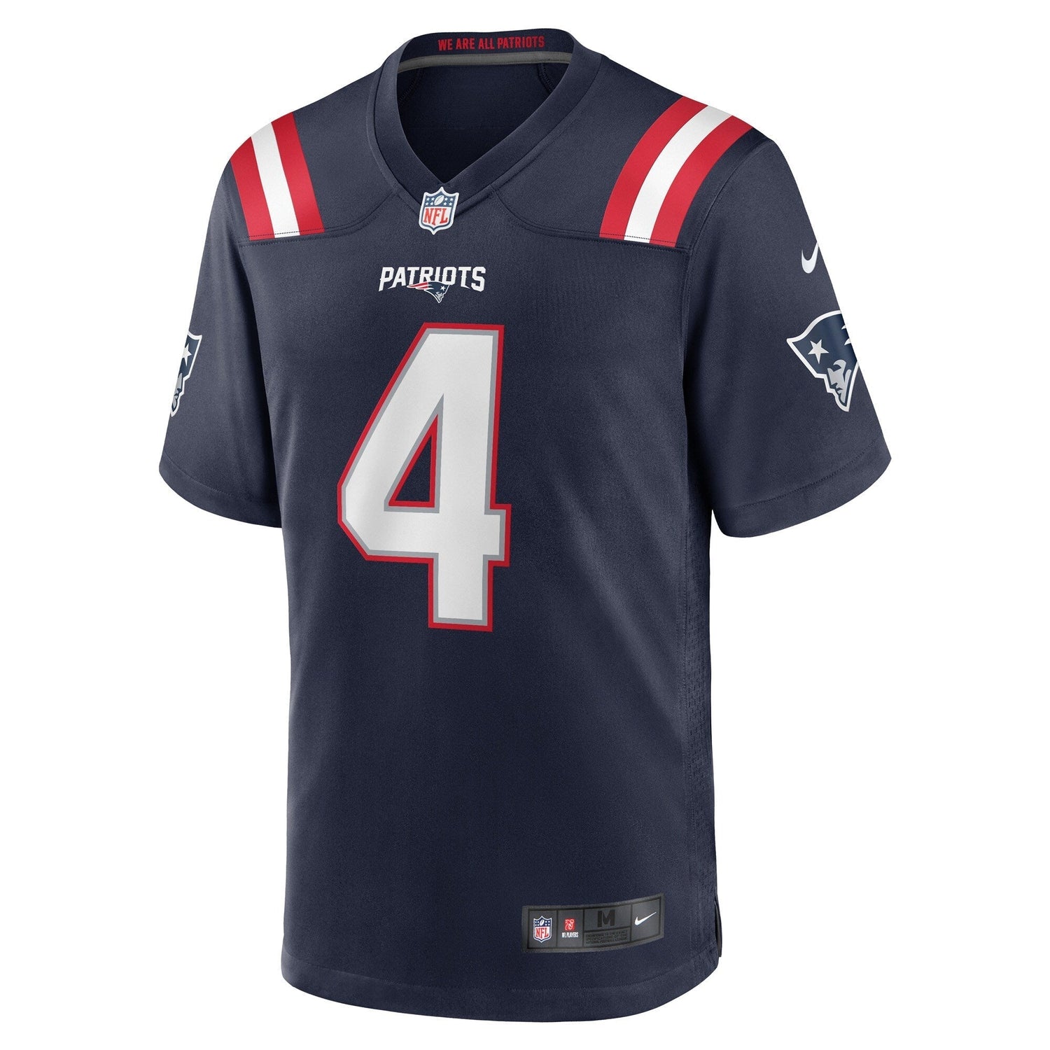 Bailey Zappe New England Patriots Nike Game Jersey - Navy