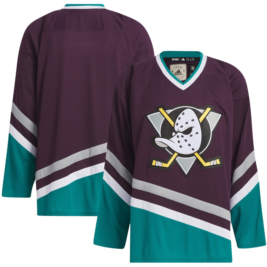 Anaheim Ducks adidas Team Classic Jersey - Purple