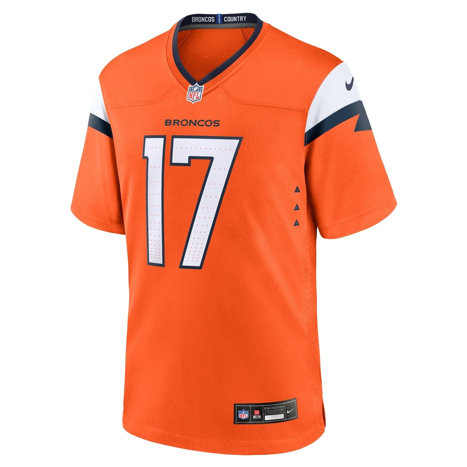 Devaughn Vele Denver Broncos Nike Team Game Jersey - Orange