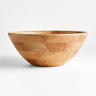 Large Ash Wood Serving Bowl – 14.75 Inch