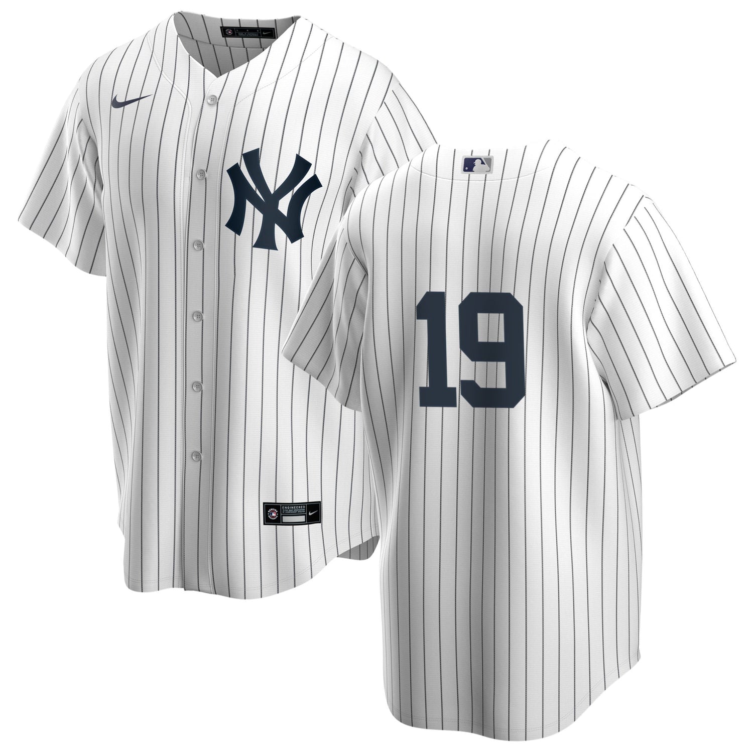 Men's Dave Righetti #19 White New York Yankees Home Player Jersey