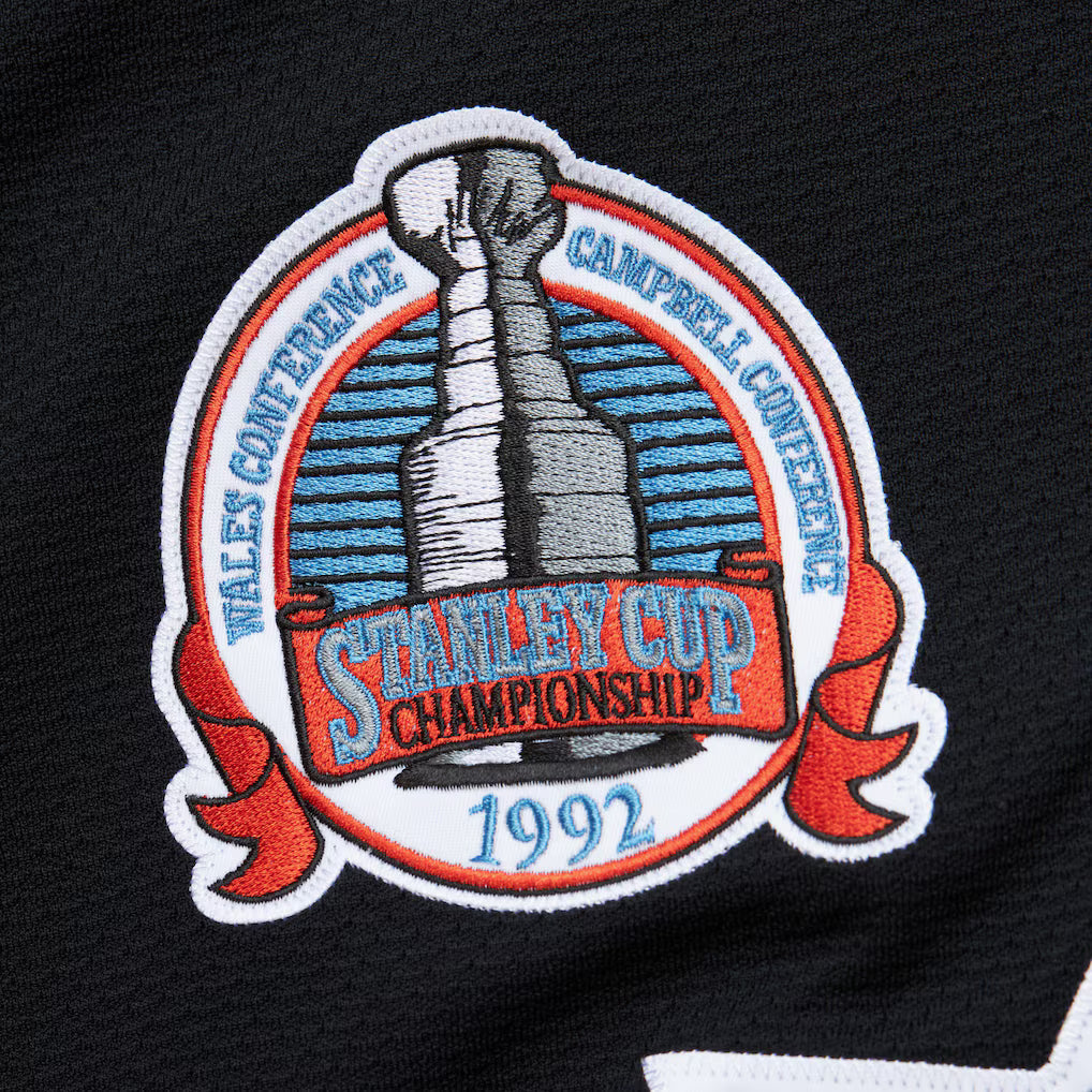 Men's Mario Lemieux Pittsburgh Penguins 1991-92 Black Power Play Player Jersey