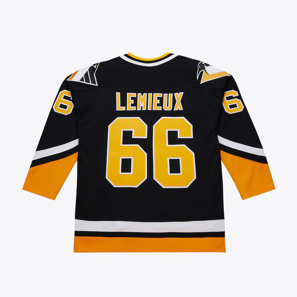 Men's Mario Lemieux Pittsburgh Penguins 1992-93 Black Power Play Player Jersey