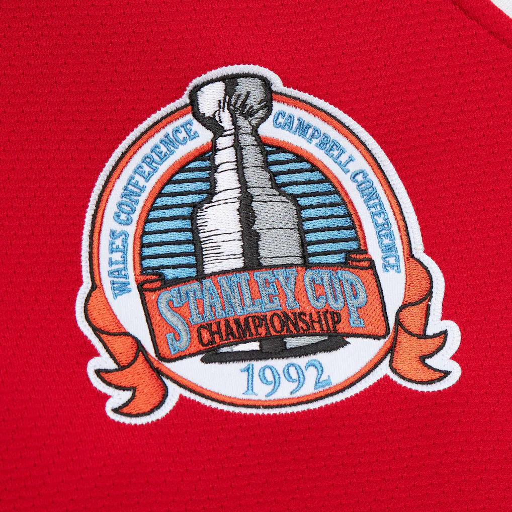 Men's Chicago Blackhawks Chris Chelios Red 1991-92 Power Play Jersey