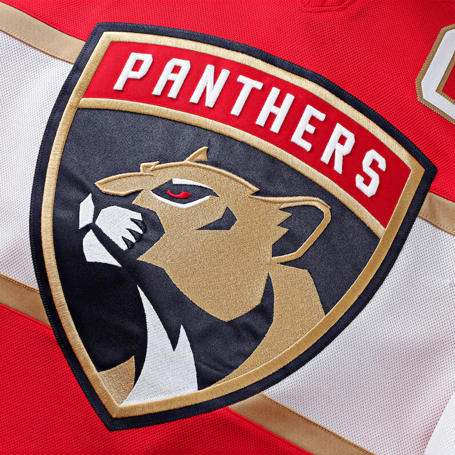 Men's Florida Panthers Fanatics Red Home Premium NHL Hockey Jersey - Aleksander Barkov