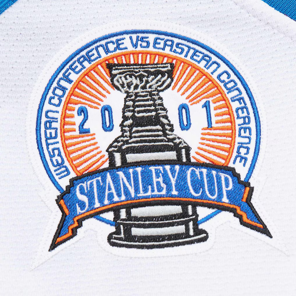 Men's Joe Sakic Colorado Avalanche White 2000-01 Power Play Jersey