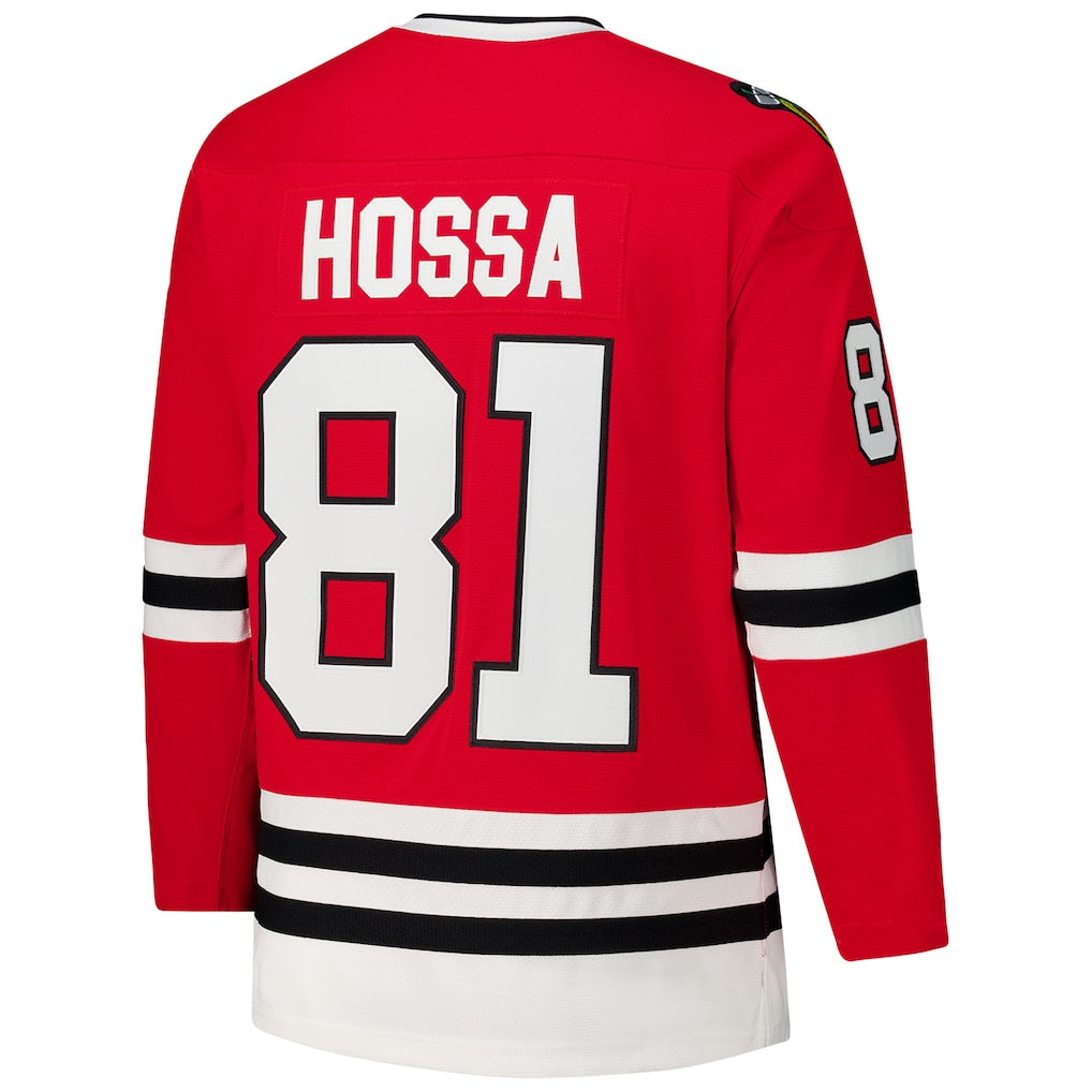 Men's Chicago Blackhawks Marian Hossa Red 2014-15 Power Play Jersey