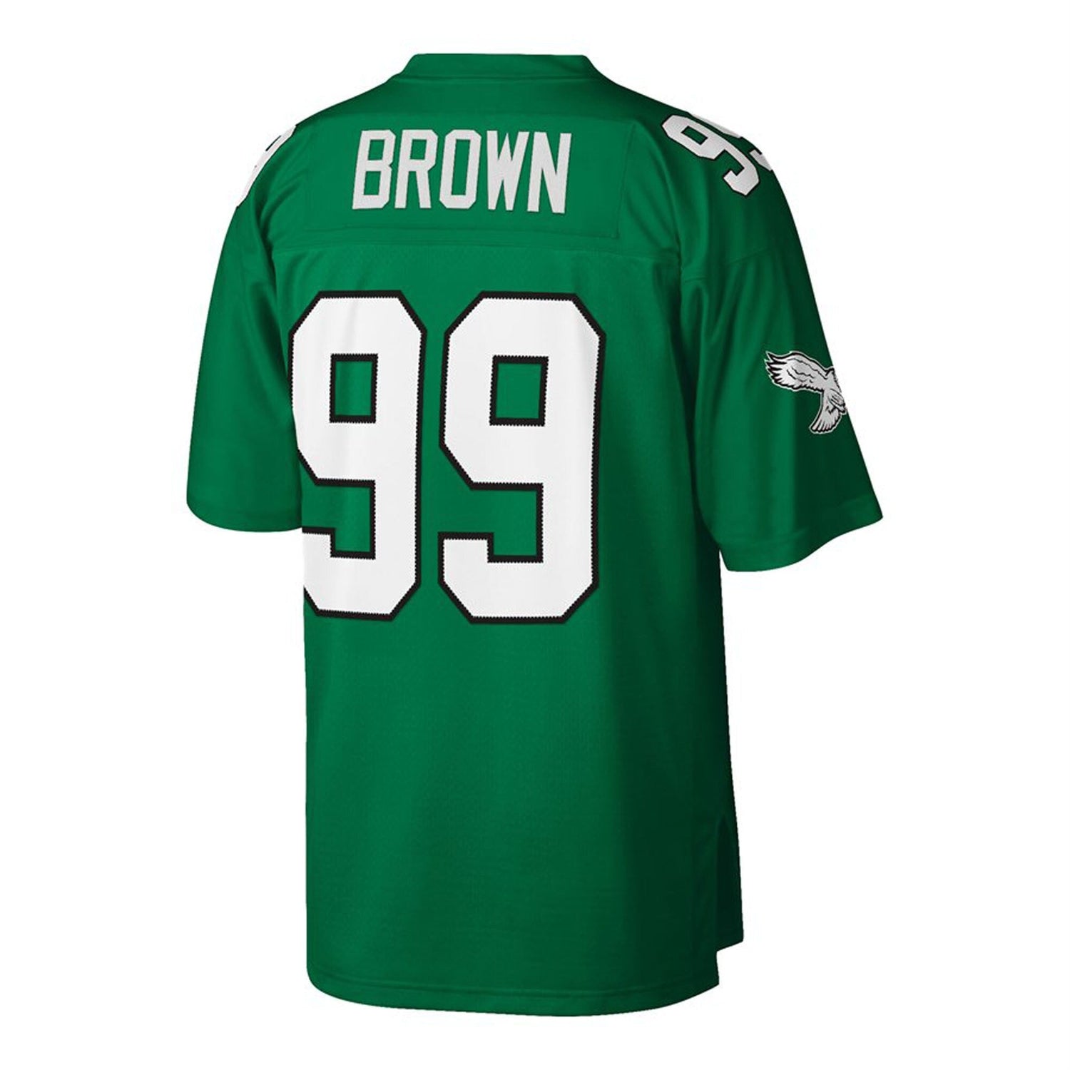 Men's Jerome Brown Philadelphia Eagles 1990 Green Mitchell & Ness Legacy Jersey