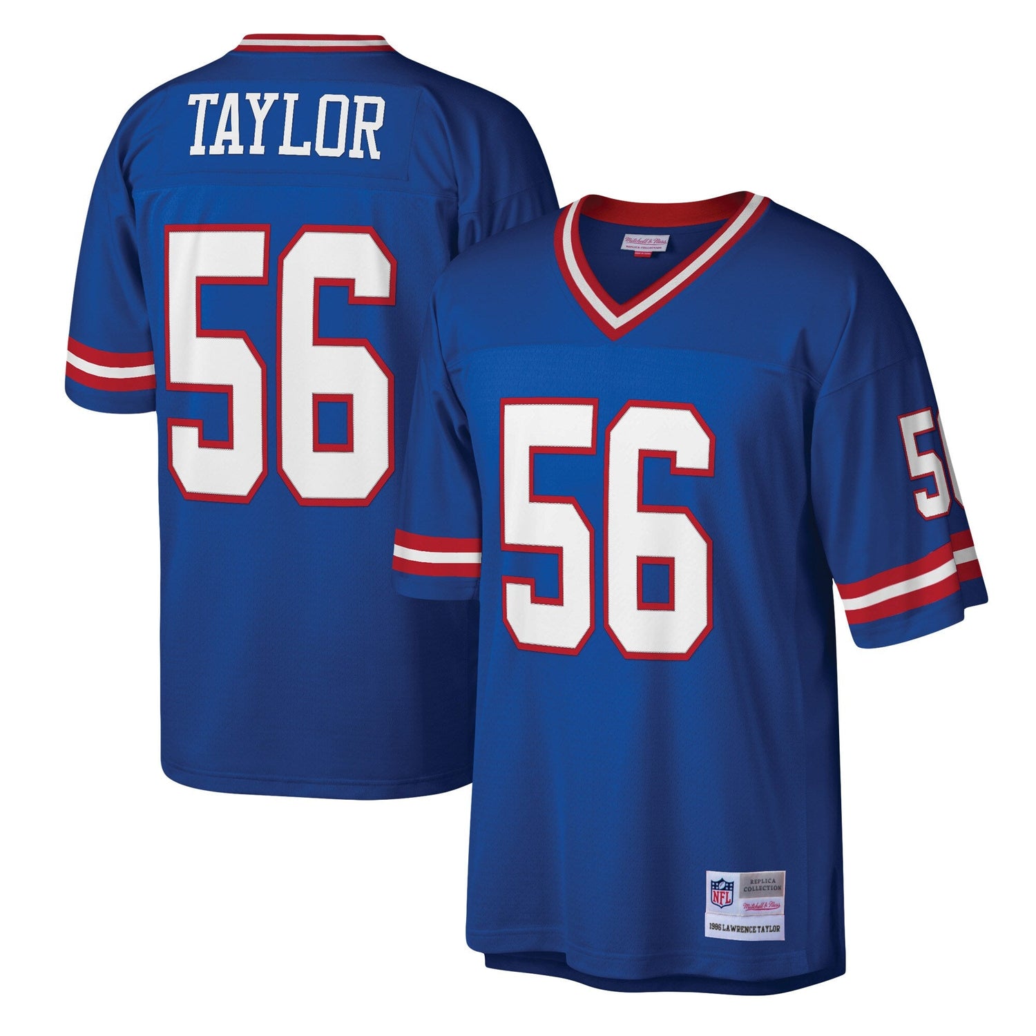 Men's New York Giants Lawrence Taylor Mitchell & Ness Royal Legacy Jersey