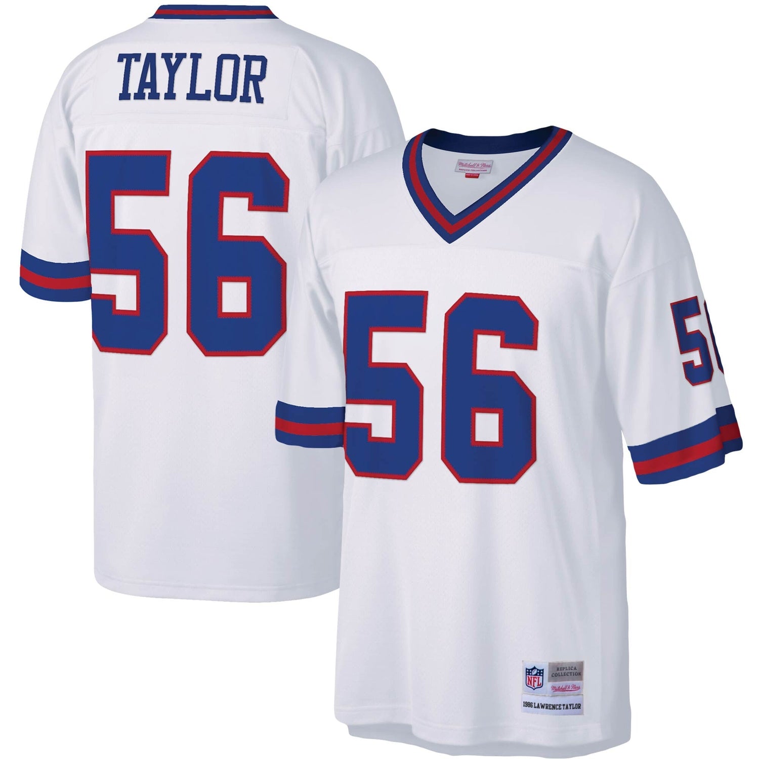 Men's Lawrence Taylor New York Giants Mitchell & Ness White Legacy Jersey