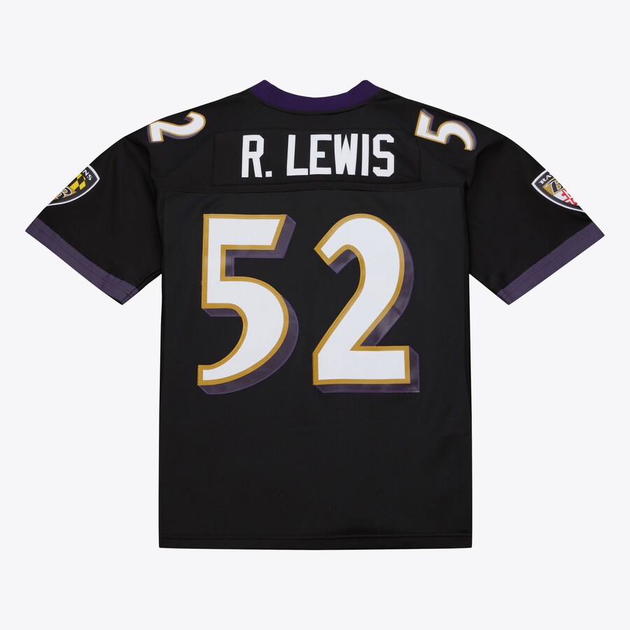 Men's Mitchell & Ness Ray Lewis Black Baltimore Ravens Legacy Jersey