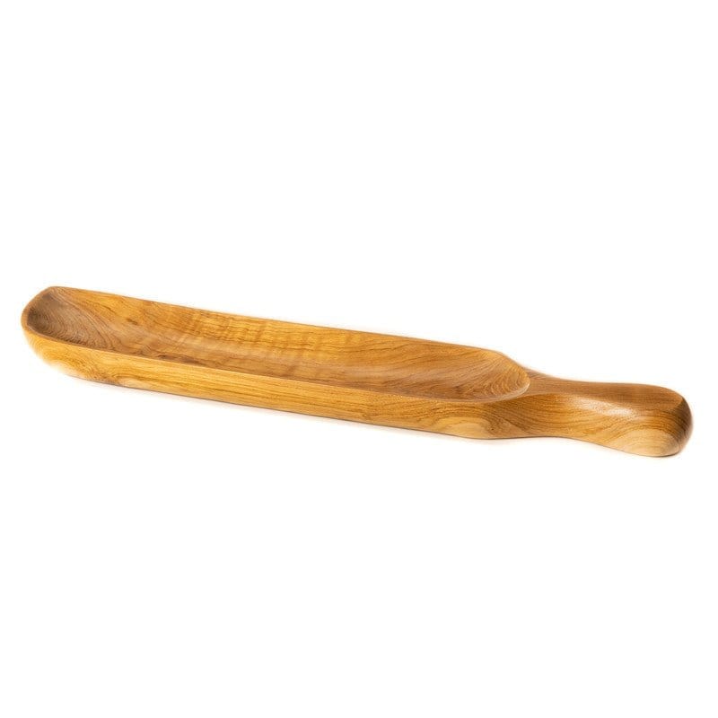 Teak Wood Cheese Board with Handle