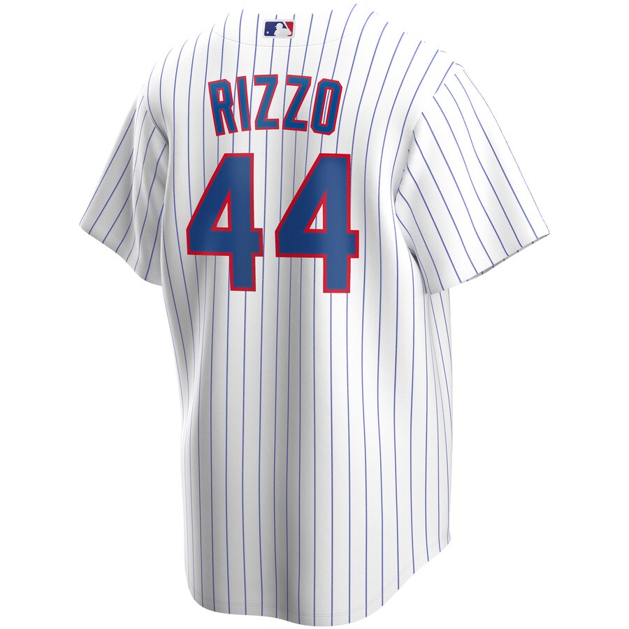 NIKE Men's Anthony Rizzo Chicago Cubs Premium Twill White Home Jersey