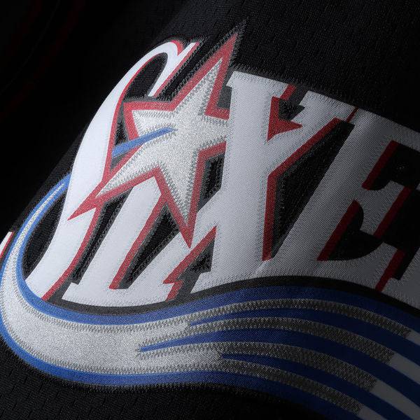 Men’s Allen Iverson Philadelphia 76ers 2000-2001 Swingman Black Jersey By Mitchell & Ness