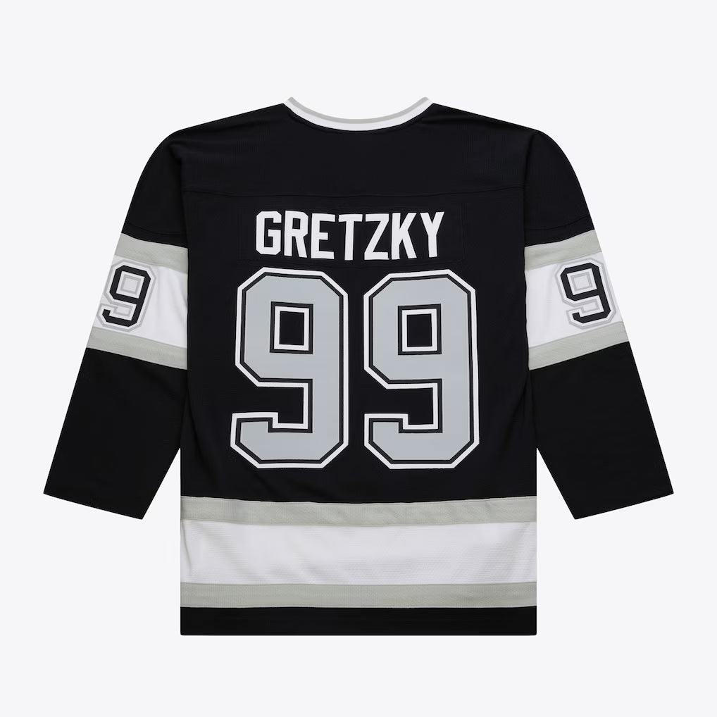 Men's Wayne Gretzky Los Angeles Kings 1992-93 Black Power Play Player Jersey