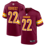 Darrick Forrest Washington Commanders Nike Game   Jersey - Burgundy