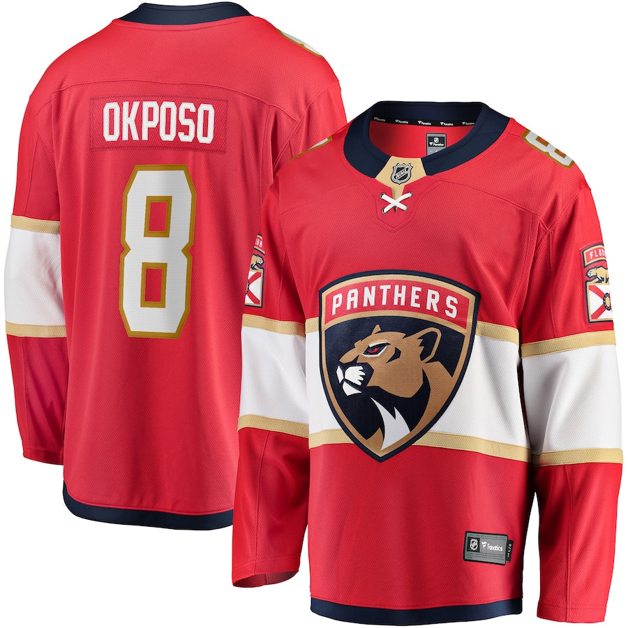 Kyle Okposo Florida Panthers   Home Premier Breakaway  Jersey - Red
