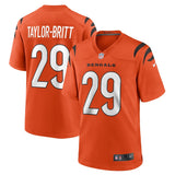 Cam Taylor-Britt Cincinnati Bengals Nike Alternate Game Jersey -  Orange