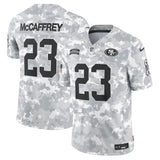 Christian McCaffrey San Francisco 49ers Nike 2024 Salute to Service Limited Jersey - Arctic Camo