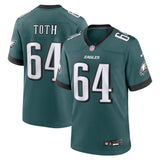 Brett Toth Philadelphia Eagles Nike  Game Jersey - Midnight Green