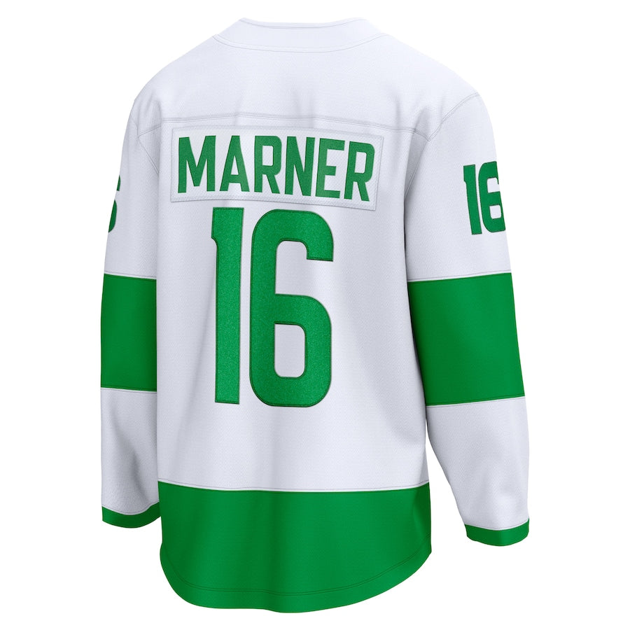 Mitch Marner Toronto Maple Leafs  St. Patricks Alternate Premier Breakaway  Jersey - White