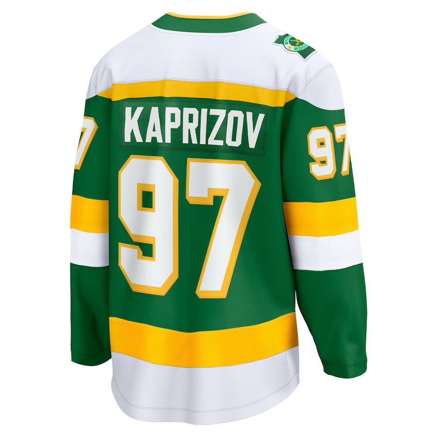 Kirill Kaprizov Minnesota Wild   Alternate Premier Breakaway  Jersey - Green