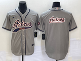 Men's Houston Astros Gray Team Jersey Joint Edition
