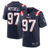 DaMarcus Mitchell New England Patriots Nike Game   Jersey - Navy