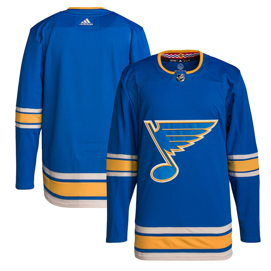 Men's St. Louis Blues adidas Blue Alternate Authentic Jersey