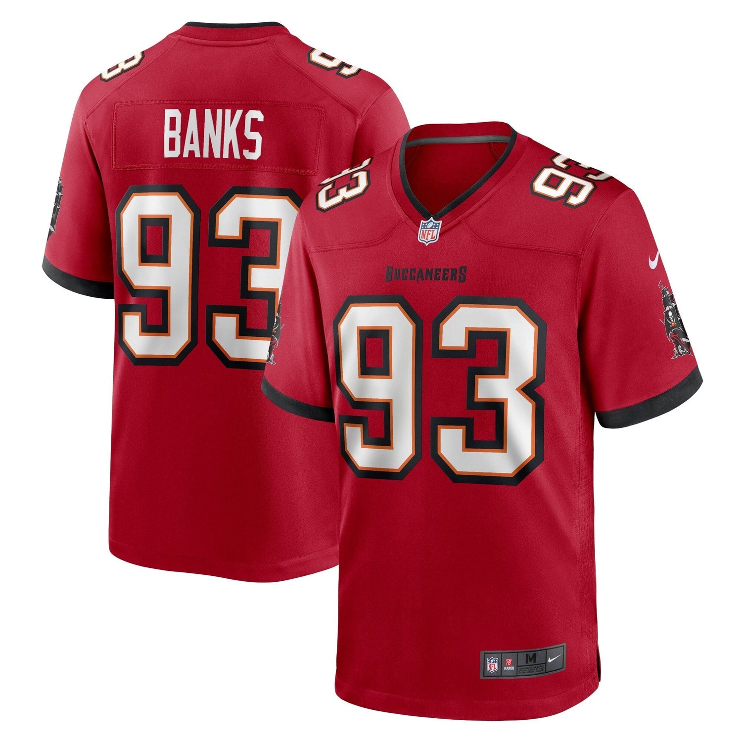 Eric Banks Tampa Bay Buccaneers Nike  Game Jersey -  Red