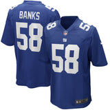 Carl Banks New York Giants Nike Game Retired   Jersey - Royal