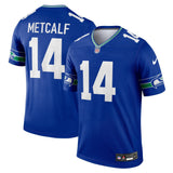 DK Metcalf Seattle Seahawks Nike Throwback Legend   Jersey - Royal