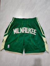 JUST DON Milwaukee Bucks Pocket Shorts
