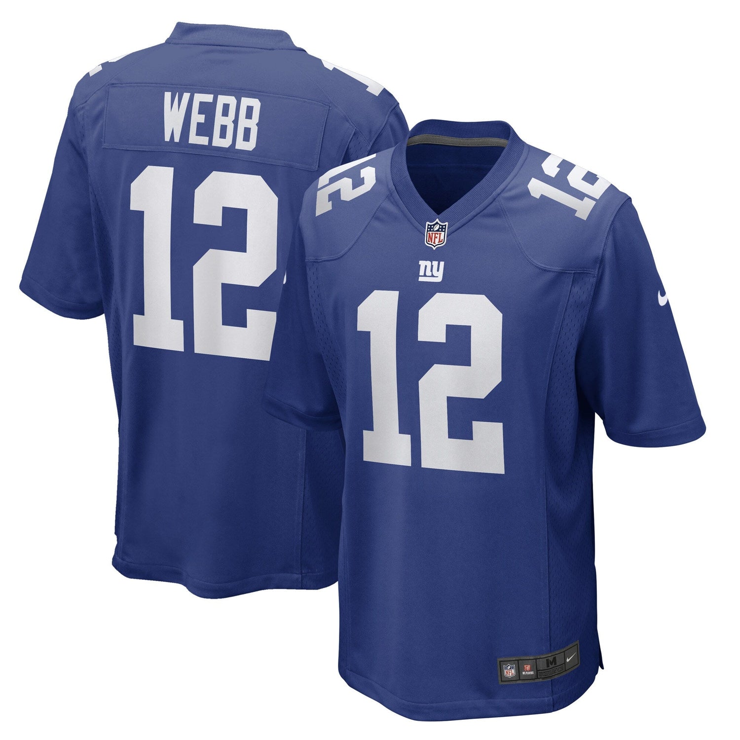 Davis Webb New York Giants Nike Game   Jersey - Royal