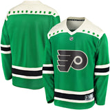 Men's Philadelphia Flyers Fanatics Green 2021 St. Patrick's Day Breakaway Jersey