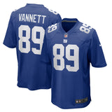 Nick Vannett New York Giants Nike Home Game   Jersey - Royal