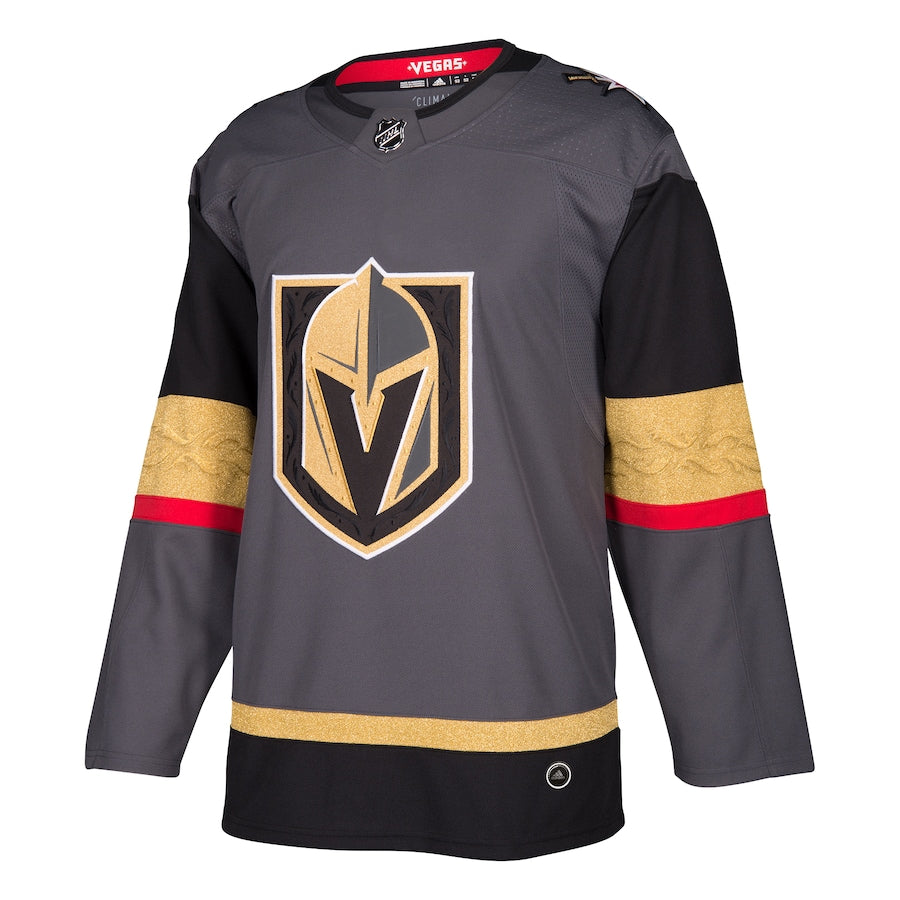 Men's Vegas Golden Knights adidas Gray Alternate Authentic Blank Jersey