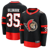 Linus Ullmark Ottawa Senators   Home Premier Breakaway  Jersey - Black