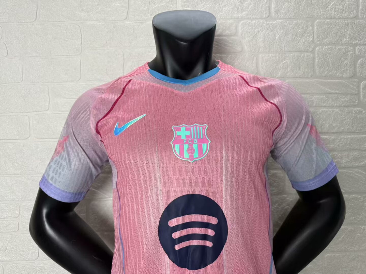 2025-26 FC Barcelona Special Edition Pink Player Version Jersey