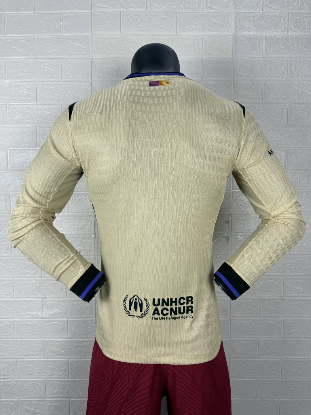 2025-26 FC Barcelona Away Long Sleeve Player Version Jersey
