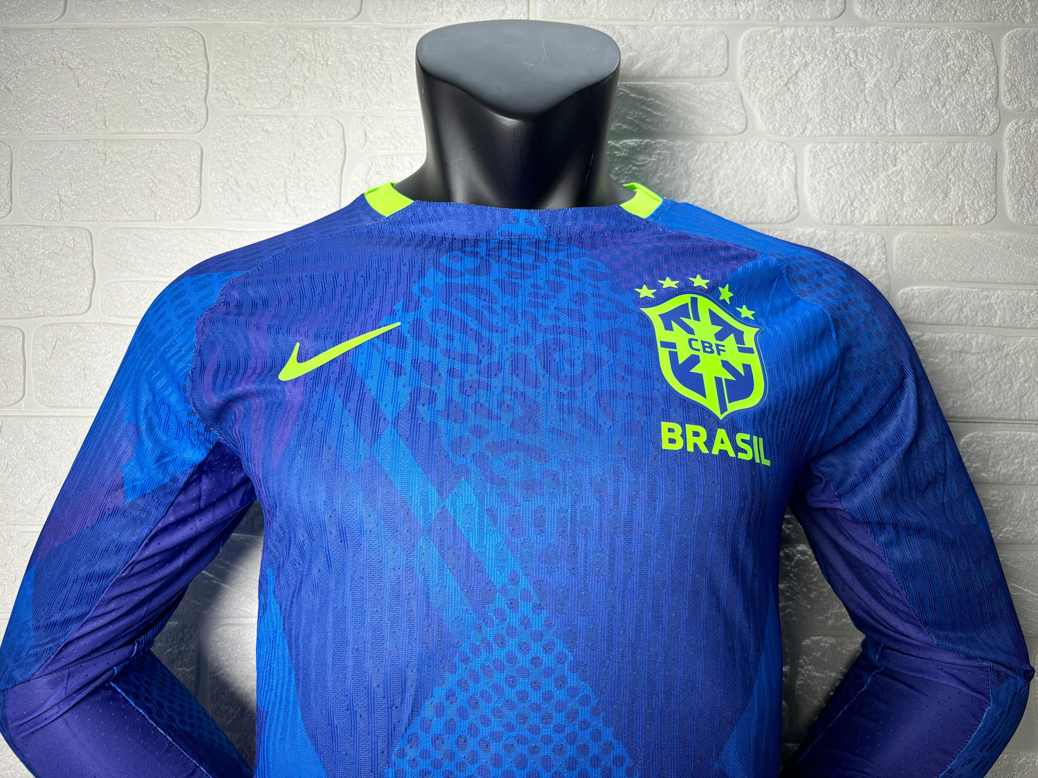 2025-26 Brazil Away Long Sleeve Player Version Jersey