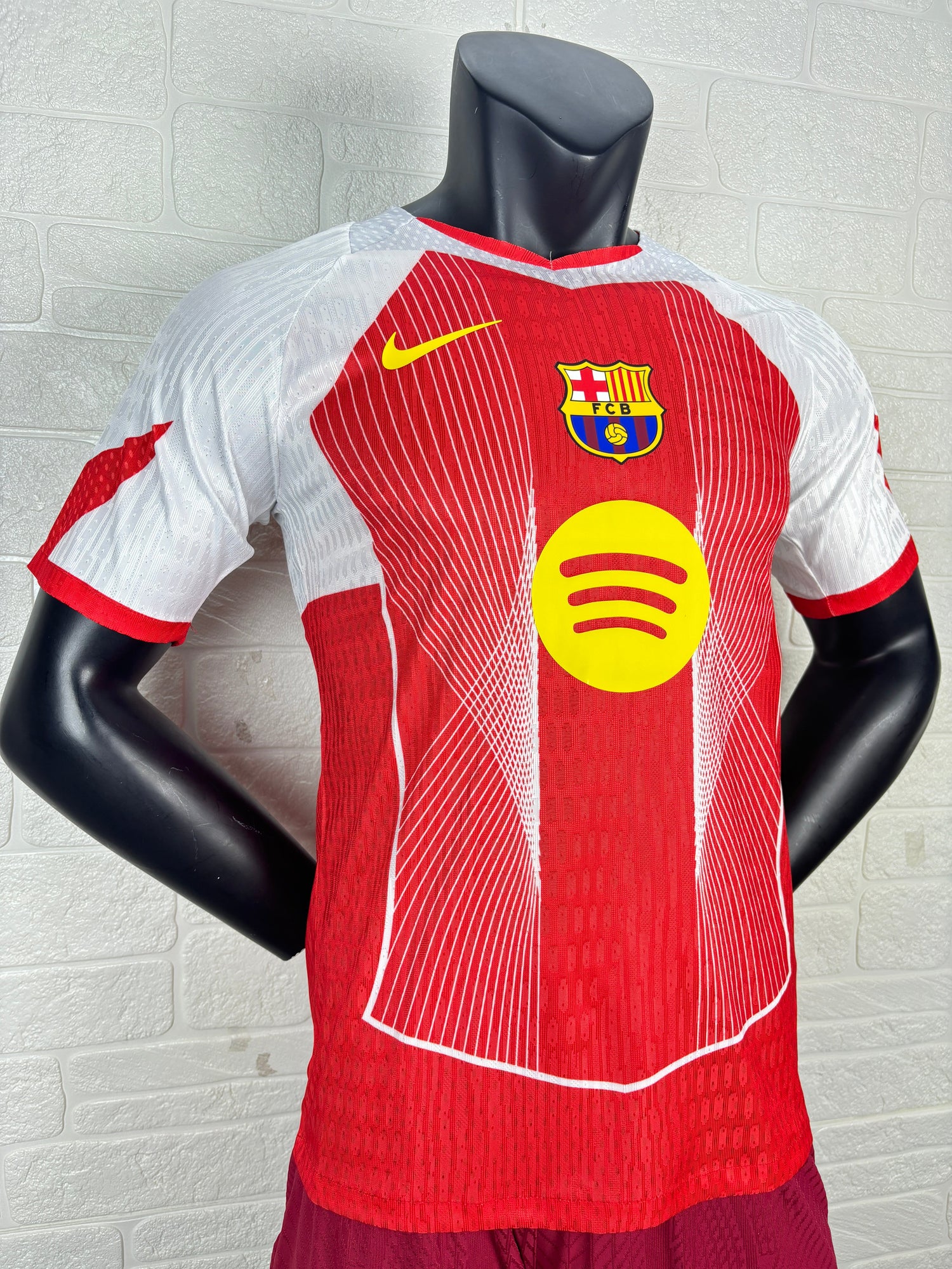 2025-26 FC Barcelona Special Edition Red Player Version Jersey