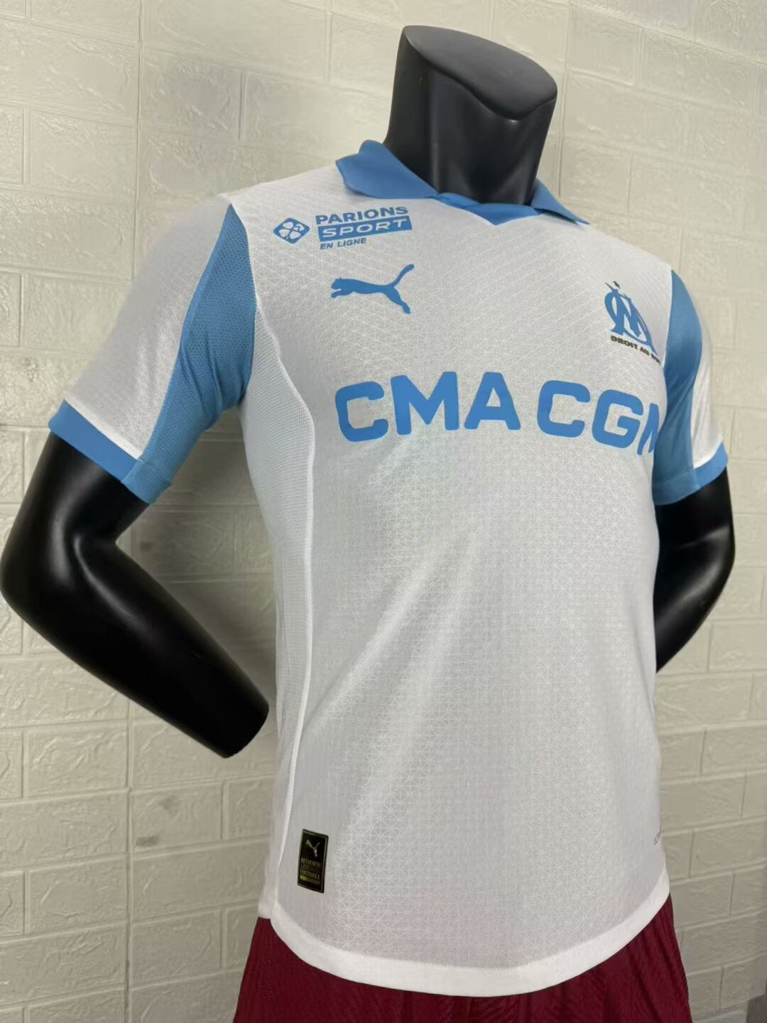 2025-26 Marseille Home Player Jersey