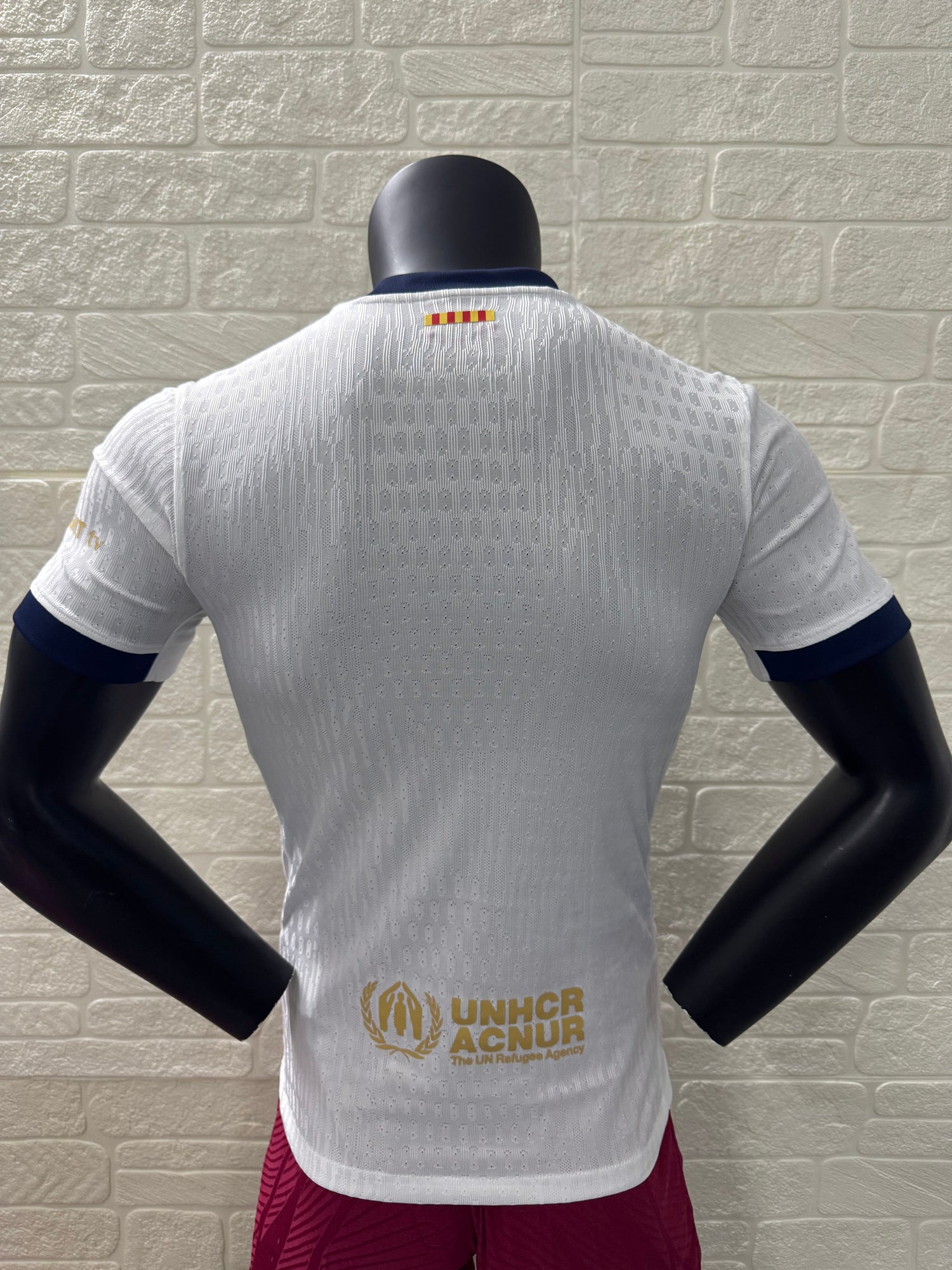 2025-26 Barcelona Home Player Version Shirt White Jersey