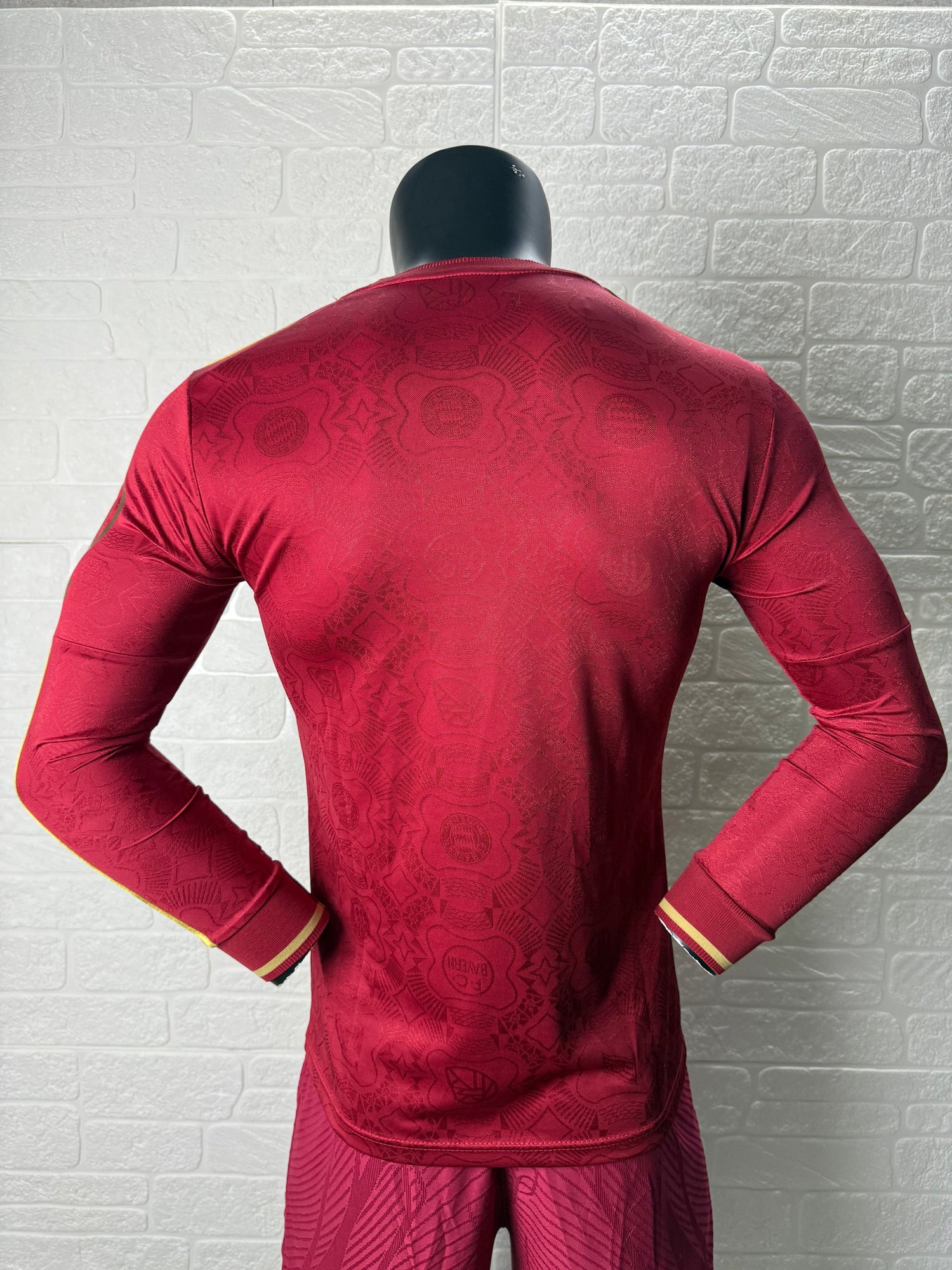 2025-26 Bayern Munich 125th Anniversary Red Long Sleeve Player Version Jersey